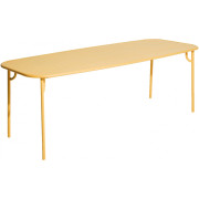 Petite Friture - Week-End Tisch L mit Lamellen - Safran