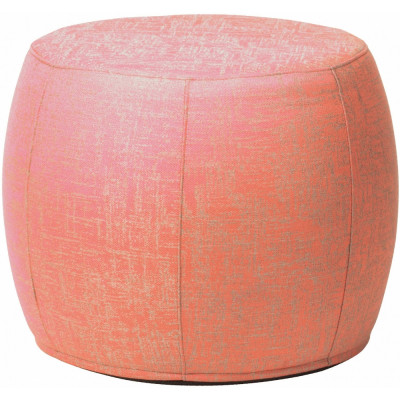 Stern - Pouf Hocker hoch - Koralle / Seidengrau meliert Stern - Pouf Hocker hoch - Koralle / Seidengrau meliert