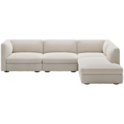 New Works - Coda Modulsofa Konfiguration 6 - Spacedust (Zinc Drake Z699/02)