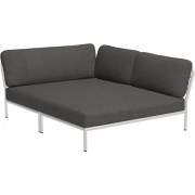 Houe - Level Lounge Cozy Sofa-Element Rechts Muted White - Dark Grey (Basic) Houe - Level Lounge Cozy Sofa-Element Rechts Muted White - Dark Grey (Basic)