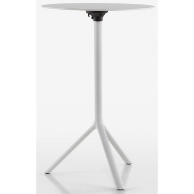 Plank - MIURA Stehtisch Ø70 cm klappbar - HPL (Outdoor) | Weiß Plank - MIURA Stehtisch Ø70 cm klappbar - HPL (Outdoor) | Weiß