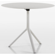 Plank - MIURA Tisch Ø90 cm klappbar - HPL Weiß