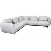 Cane-line - Aura Ecksofa mit hohen Armlehnen - Hellgrau (Ambience) Cane-line - Aura Ecksofa mit hohen Armlehnen - Hellgrau (Ambience)