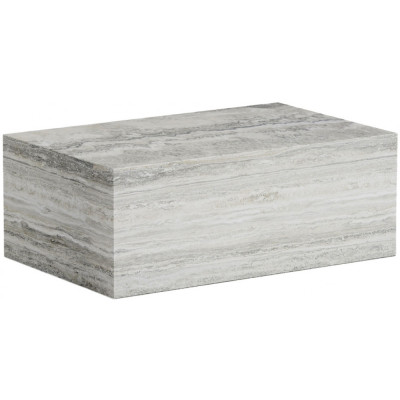 Norr11 - Cubism Couchtisch L - Travertin Silber Norr11 - Cubism Couchtisch L - Travertin Silber