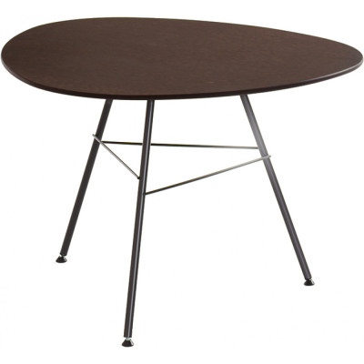 Arper - Leaf 1813 Beistelltisch - Mokka Arper - Leaf 1813 Beistelltisch - Mokka