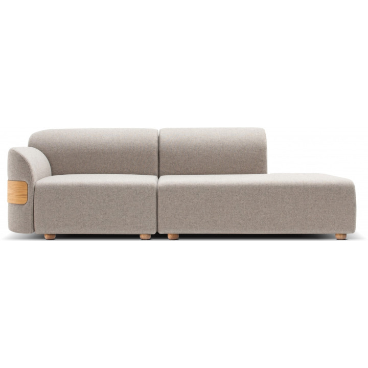 Gazzda - Hugg Modulares Sofa Eiche Natur 2-Sitzer - Rechts Offen / Archway (MLF02) Gazzda - Hugg Modulares Sofa Eiche Natur 2-Sitzer - Rechts Offen / Archway (MLF02)