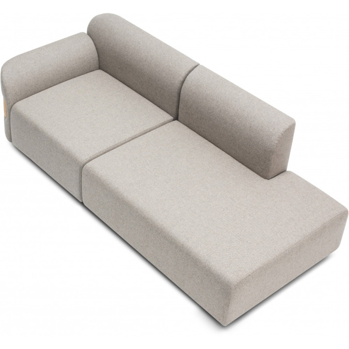 Gazzda - Hugg Modulares Sofa Eiche Natur 2-Sitzer Gazzda - Hugg Modulares Sofa Eiche Natur 2-Sitzer