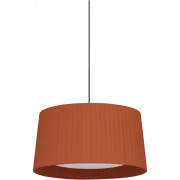 Santa & Cole - GT5 Pendelleuchte Terracotta - Satin Nickel / Einfach