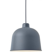 Muuto - Grain Pendelleuchte - Blau grau