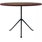 Magis - Officina Tisch rund - 80 cm/Nussbaum-Schwarz