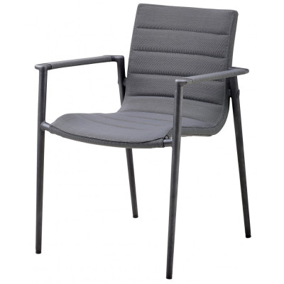 Cane-line - Core Armlehnstuhl -  Stapelbar - Grau Cane-line - Core Armlehnstuhl -  Stapelbar - Grau