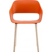 Pedrali - Babila 2755 Armlehnstuhl Holz - Grau | Esche Schwarz