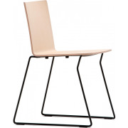 Pedrali - Osaka Metal 5714 Kufenstuhl - Esche Cognac | Weiß