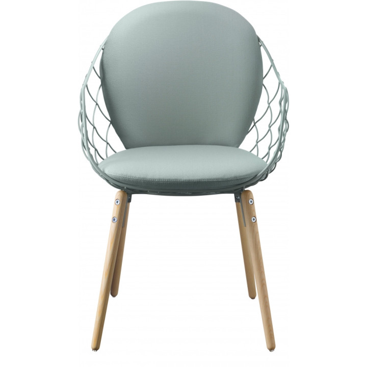 Magis - Pina Armlehnstuhl Großes Rückenkissen - Natur/Grün (Steelcut 2 935) Magis - Pina Armlehnstuhl Großes Rückenkissen - Natur/Grün (Steelcut 2 935)