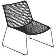 Weishäupl - Slope Loungesessel - Schwarz-Schwarz