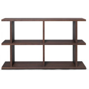 Ferm Living - Kona Bücherregal dunkel gebeizt - 2x2