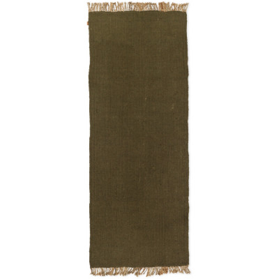 Ferm Living - Block Läufer - Olive Ferm Living - Block Läufer - Olive