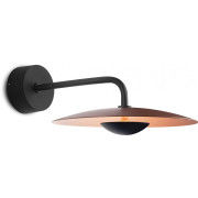 Marset - Ginger 32 Wandleuchte Outdoor - Rostbraun / Schwarz