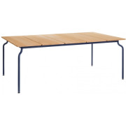 Magis - South Tisch 200x120 cm - Nachtblau / Teak
