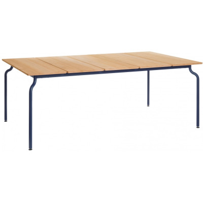 Magis - South Tisch 200x120 cm - Nachtblau / Teak Magis - South Tisch 200x120 cm - Nachtblau / Teak