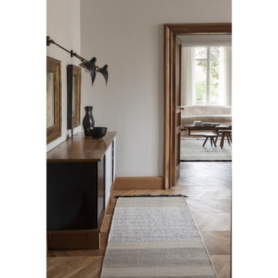 nanimarquina - Tres Stripes Schwarz Teppich nanimarquina - Tres Stripes Schwarz Teppich