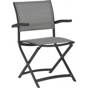 Stern - Camillo Balkonklappsessel - Anthrazit/Silber