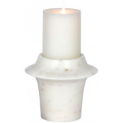 Lambert - Pushkar Kerzenständer Weiß - L