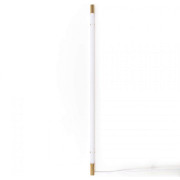 Seletti - Linea Gold LED Leuchtröhre Wandleuchte - Weiß