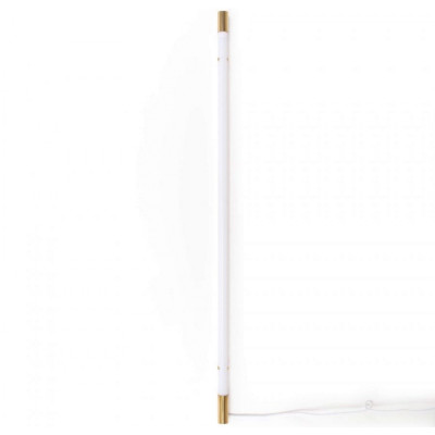 Seletti - Linea Gold LED Leuchtröhre Wandleuchte - Weiß Seletti - Linea Gold LED Leuchtröhre Wandleuchte - Weiß