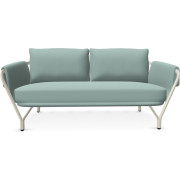 Emu - Angel 9046 Sofa 2-Sitzer - Weiß matt (23) | 17 Baby Blau (Jim Thompson)