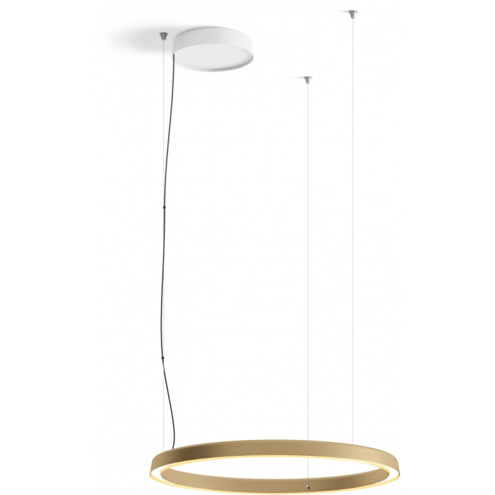Luceplan - Compendium Circle Hängeleuchte Ø72 cm - 3000K / Messing Luceplan - Compendium Circle Hängeleuchte Ø72 cm - 3000K / Messing