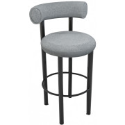 Tom Dixon - Fat Stool 75 Barhocker - Grau (Hallingdal 130)
