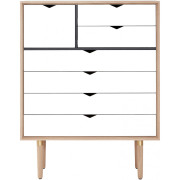 Andersen Furniture - S8 Kommode - Alpino (Weiß) - Eiche Geseift