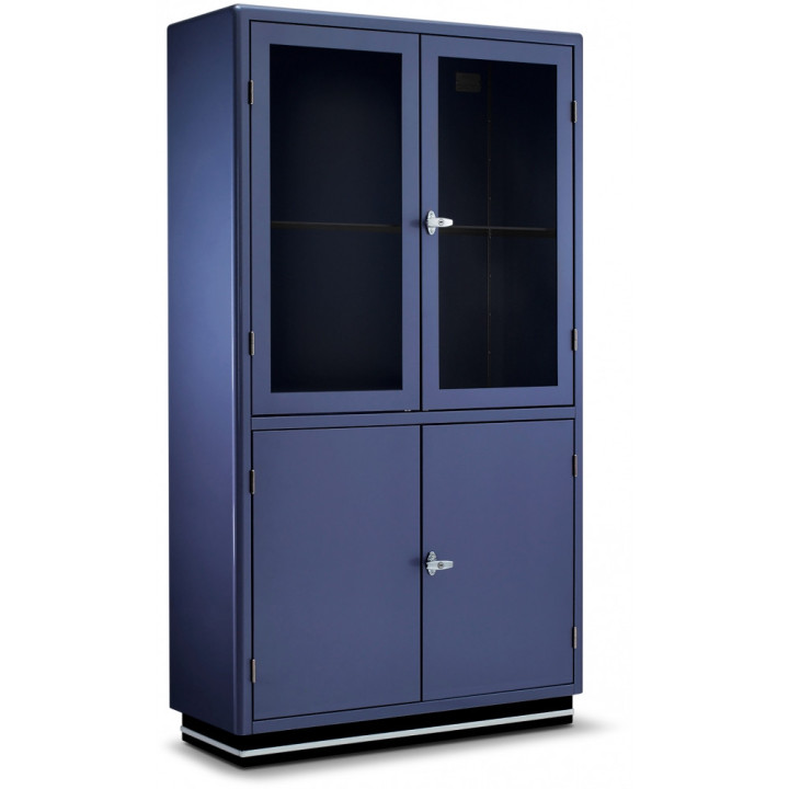 Müller Möbelfabrikation - Classic Line SB 424-2 Vitrine mit 2 Glastüren - Verkehrsrot Müller Möbelfabrikation - Classic Line SB 424-2 Vitrine mit 2 Glastüren - Verkehrsrot