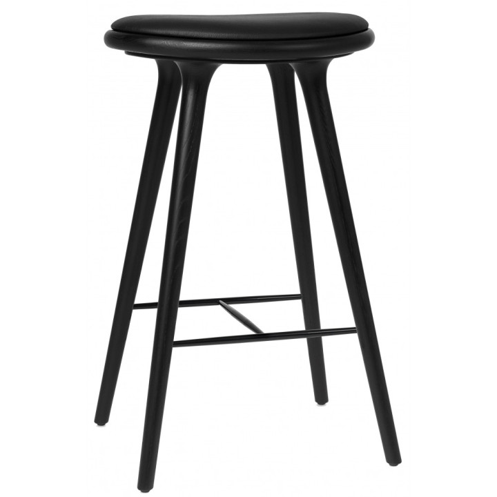 Mater - Barhocker - 74 cm | Eiche schwarz gebeizt Mater - Barhocker - 74 cm | Eiche schwarz gebeizt