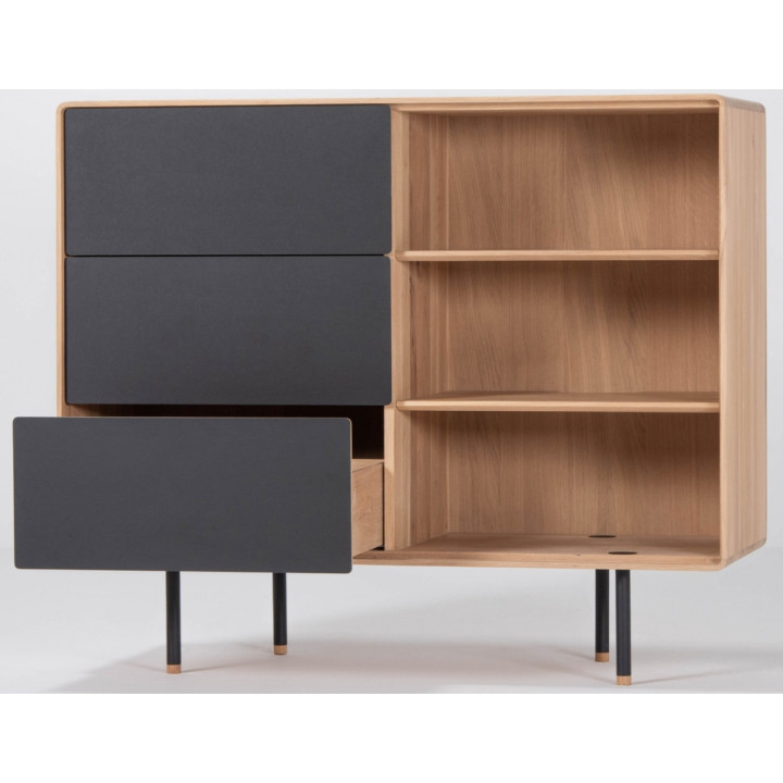 Gazzda - Fina Kommode 118 mit Schubladen Gazzda - Fina Kommode 118 mit Schubladen