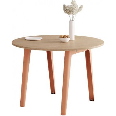 TIPTOE - New Modern Tisch rund - Ökozertifiziertes Holz | Ash Pink TIPTOE - New Modern Tisch rund - Ökozertifiziertes Holz | Ash Pink