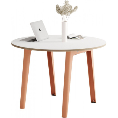 TIPTOE - New Modern Tisch rund - Multiplex weiß | Ash Pink TIPTOE - New Modern Tisch rund - Multiplex weiß | Ash Pink