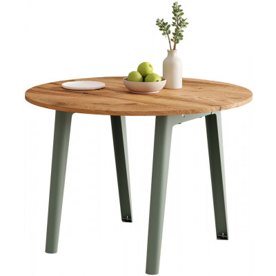 TIPTOE - New Modern Tisch rund - Recyceltes Altholz | Eucalyptus Grey TIPTOE - New Modern Tisch rund - Recyceltes Altholz | Eucalyptus Grey