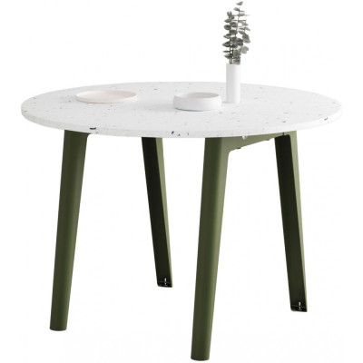 TIPTOE - New Modern Tisch rund - Recycelter Kunststoff | Rosemary Green TIPTOE - New Modern Tisch rund - Recycelter Kunststoff | Rosemary Green