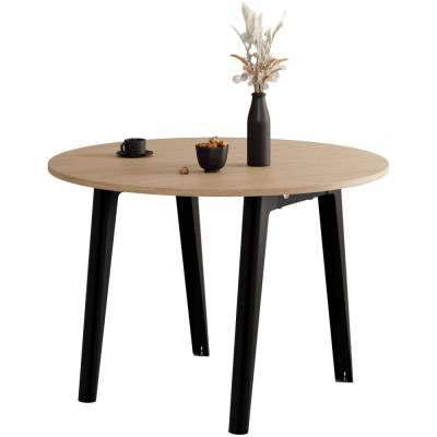 TIPTOE - New Modern Tisch rund - Ökozertifiziertes Holz | Graphite Black TIPTOE - New Modern Tisch rund - Ökozertifiziertes Holz | Graphite Black