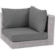 Stern - Fontana Eckelement - Vintage weiß / Seidengrau