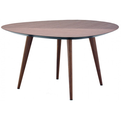 Zanotta - Tweed Tisch 139x123 cm - Walnuss Zanotta - Tweed Tisch 139x123 cm - Walnuss