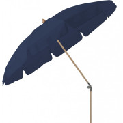 Glatz - Alexo Sonnenschirm Ø220cm mit Volant - Atlantic 530 (Kategorie 5) | mit Schutzhülle