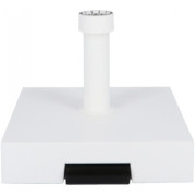 Jan Kurtz - Up Schirmständer Eckig Rollbar - Weiß