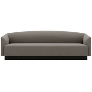 New Works - Shore Sofa 3-Sitzer mit Sockel - Umber (Linara)
