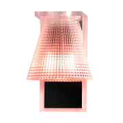 Kartell - Light-Air Wandleuchte - Rosa mit Prägemuster