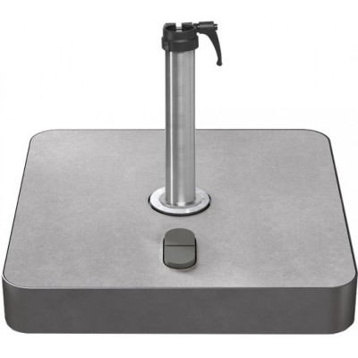 Glatz - Rollensockel M4 mit Decorplatte und Standrohr M4 P+ - 180 kg anthrazit / mit Decorplatte Grauweiß Glatz - Rollensockel M4 mit Decorplatte und Standrohr M4 P+ - 180 kg anthrazit / mit Decorplatte Grauweiß