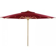 Weishäupl - Klassiker Sonnenschirm Ø500 cm mit Flaschenzug - Bordeaux (07) | mit Schutzhülle