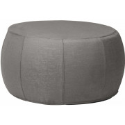 Stern - Pouf Hocker niedrig - Dunkelgrau / Schiefergrau meliert